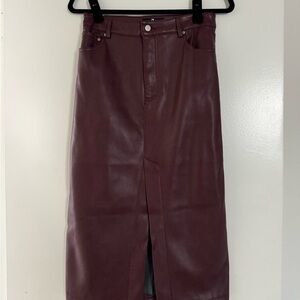 7 for all man kind midi skirt